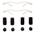 Dynamic Friction Co Disc Brake Hardware Kit, High Heat Resistance, , Front 340-74024